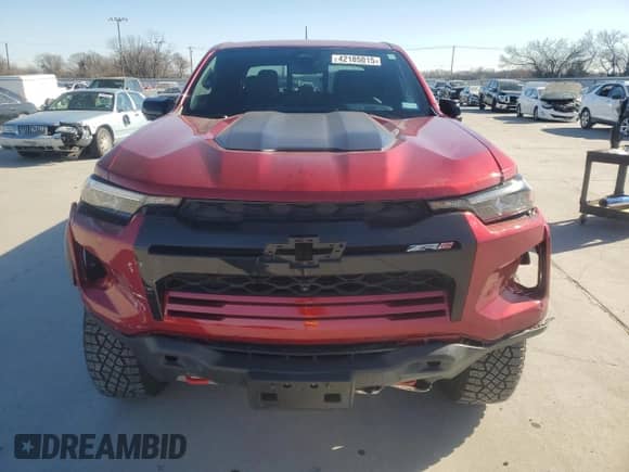 2023 Chevrolet Colorado 4WD ZR2 с VIN 1GCPTFEK2P1230663, выставлен на аукционе Copart как лот 42185015 с пробегом 5 927 миль миль и Списание • Salvage title. История ставок и продаж доступна на DreamBid. Изображение 5.