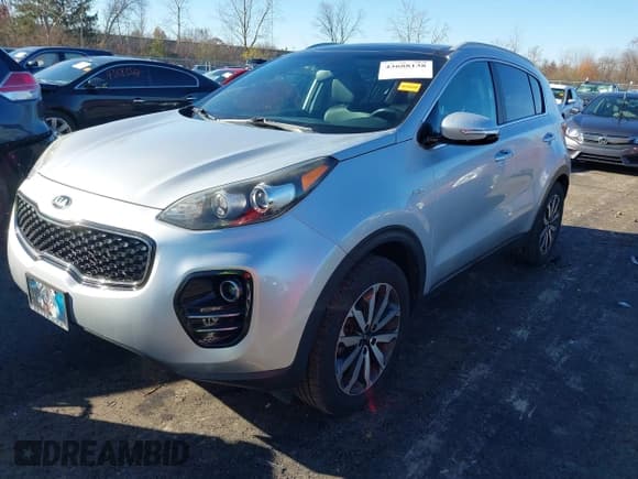 ✅ 2017 Kia Sportage EX • VIN: KNDPNCAC0H7089520 • Lot: 43688138. Wystawiony na IAAI z przebiegiem 97 254 mil. Bezpłatny archiwum sprzedaży aukcyjnych z USA i szczegółowy raport historii pojazdu na DreamBid. Zdjęcie 2.