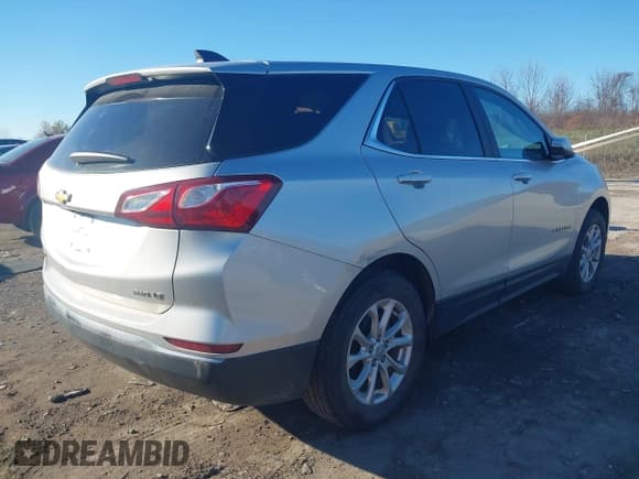 ✅ 2021 Chevrolet Equinox LT • VIN: 3GNAXUEV3MS114804 • Lot: 43555077. Listed on IAAI with 58,313 mi. Free auction sales archive from the USA and detailed vehicle history report at DreamBid. Image 4.