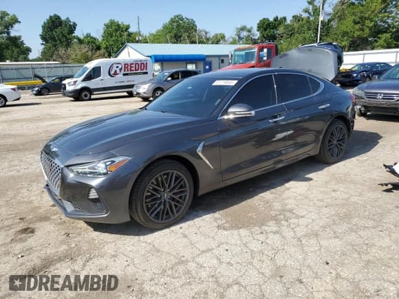 ✅ 2019 Genesis G70 Advanced • VIN: KMTG54LE5KU014990 • Lot: 61719545. Listed on Copart with 52,600 mi. Free auction sales archive from the USA and detailed vehicle history report at DreamBid. Image 1.