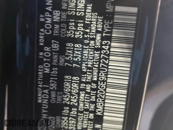 ✅ 2024 Hyundai Palisade SEL • VIN: KM8R2DGE9RU727343 • Лот: 80131834. Опубликован ранее на Copart с пробегом 12 113 миль. Бесплатный доступ к архиву аукционных продаж из США и подробный отчёт об истории автомобиля на DreamBid. Изображение 13.