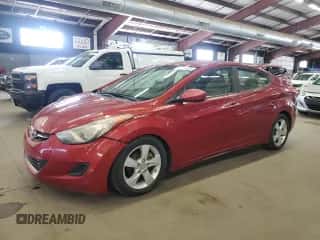 2011 Hyundai Elantra Limited with VIN KMHDH4AE5BU116264, listed as a Copart auction lot 69184425 with 222,076 mi miles and Clean title. Bid and sale history available at DreamBid. Image 1.