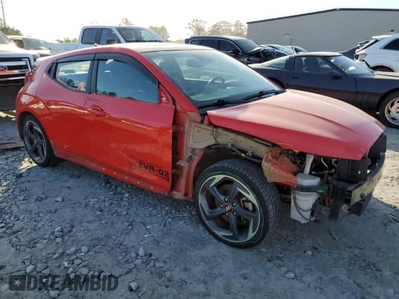 2019 Hyundai Veloster Turbo z VIN KMHTH6AB6KU013559, wystawiony jako Copart lot #85124164 z przebiegiem 62 323 mil mil oraz Szkoda całkowita • Salvage title. Historia ofert i sprzedaży dostępna na DreamBid. Obrazek 4.