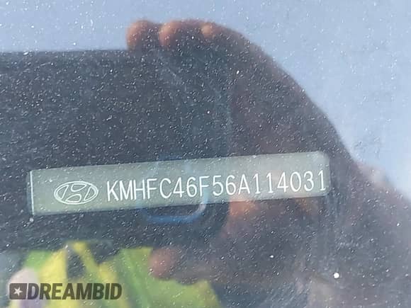 2006 Hyundai Azera SE with VIN KMHFC46F56A114031, listed as a IAAI auction lot 43610131 with 119,506 mi miles and . Bid and sale history available at DreamBid. Image 9.