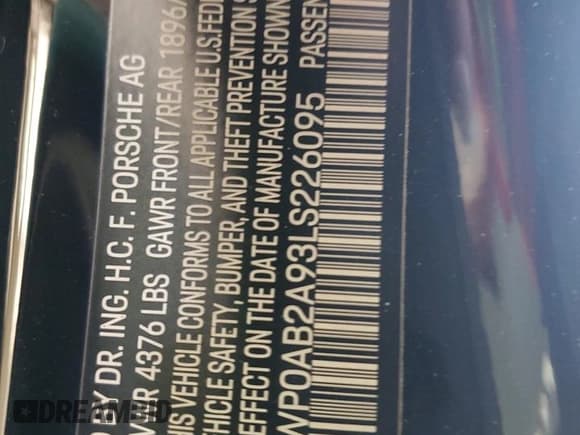 ✅ 2020 Porsche 911 Carrera S • VIN: WP0AB2A93LS226095 • Lot: 57323815. Listed on Copart with 22,021 mi. Free auction sales archive from the USA and detailed vehicle history report at DreamBid. Image 12.