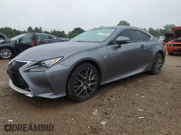 ✅ 2017 Lexus RC 350 • VIN: JTHSE5BC2H5007785 • Lot: 57786905. Listed on Copart with 81,685 mi. Free auction sales archive from the USA and detailed vehicle history report at DreamBid. Image 1.