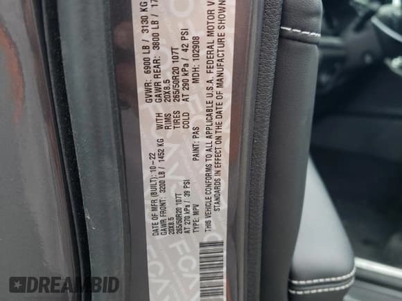 ✅ 2022 Jeep Grand Cherokee Overland • VIN: 1C4RJYD66N8760265 • Lot: 55173814. Listed on Copart with 7,175 mi. Free auction sales archive from the USA and detailed vehicle history report at DreamBid. Image 12.