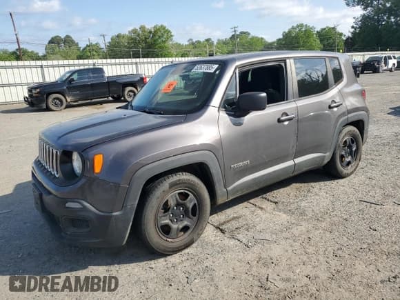 ✅ 2017 Jeep Renegade Sport • VIN: ZACCJAABXHPF04898 • Lot: 52637885. Listed on Copart with 147,198 mi. Free auction sales archive from the USA and detailed vehicle history report at DreamBid. Image 1.