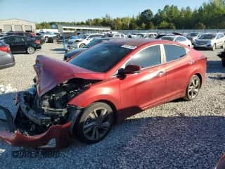 2016 Hyundai Elantra Limited with VIN 5NPDH4AE4GH780559, listed as a Copart auction lot 87007705 with 163,530 mi miles and Salvage title. Bid and sale history available at DreamBid. Image 1.
