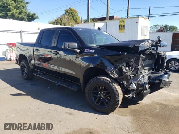 ✅ 2019 Chevrolet Silverado 1500 Custom Trail Boss • VIN: 1GCPYCEF9KZ410560 • Lot: 74882084. Wystawiony na Copart z przebiegiem 75 904 mil. Bezpłatny archiwum sprzedaży aukcyjnych z USA i szczegółowy raport historii pojazdu na DreamBid. Zdjęcie 4.