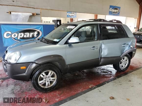 2006 Hyundai Tucson GLS with VIN KM8JN72D26U346076, listed as a Copart auction lot 77447474 with 123,993 mi miles and Salvage title. Bid and sale history available at DreamBid. Image 1.