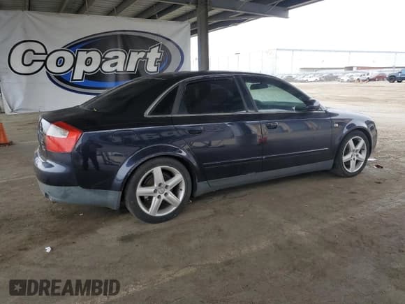 ✅ 2002 Audi A4 3.0L • VIN: WAULT68E12A309896 • Lot: 89681935. Listed on Copart with 175,965 mi. Free auction sales archive from the USA and detailed vehicle history report at DreamBid. Image 3.