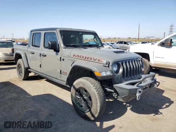 ✅ 2021 Jeep Gladiator Mojave • VIN: 1C6JJTEG4ML587372 • Lot: 56418025. Listed on Copart with 91,121 mi. Free auction sales archive from the USA and detailed vehicle history report at DreamBid. Image 4.