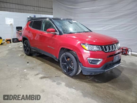 2018 Jeep Compass Limited z VIN 3C4NJDCB6JT290952, wystawiony jako Copart lot #54333825 z przebiegiem 107 029 mil mil oraz Szkoda całkowita • Salvage title. Historia ofert i sprzedaży dostępna na DreamBid. Obrazek 4.