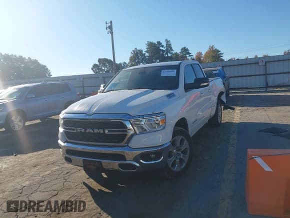 ✅ 2022 Ram 1500 Big Horn • VIN: 1C6RREBT2NN231453 • Lot: 43480006. Listed on IAAI with 77,567 mi. Free auction sales archive from the USA and detailed vehicle history report at DreamBid. Image 17.