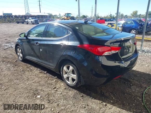 ✅ 2013 Hyundai Elantra GLS • VIN: KMHDH4AE9DU644005 • Lot: 43393734. Listed on IAAI with 113,127 mi. Free auction sales archive from the USA and detailed vehicle history report at DreamBid. Image 3.