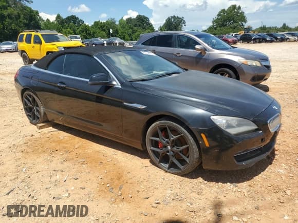 ✅ 2012 BMW 6 Series 650i • VIN: WBALZ3C56CDL70455 • Лот: 65738935. Опубликован ранее на Copart с пробегом 146 171 миль. Бесплатный доступ к архиву аукционных продаж из США и подробный отчёт об истории автомобиля на DreamBid. Изображение 4.