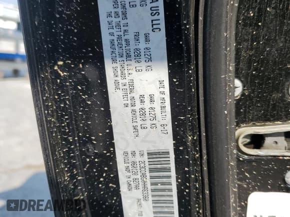 ✅ 2017 Chrysler 300 S • VIN: 2C3CCABG0HH663360 • Lot: 72034425. Listed on Copart with 127,401 mi. Free auction sales archive from the USA and detailed vehicle history report at DreamBid. Image 13.