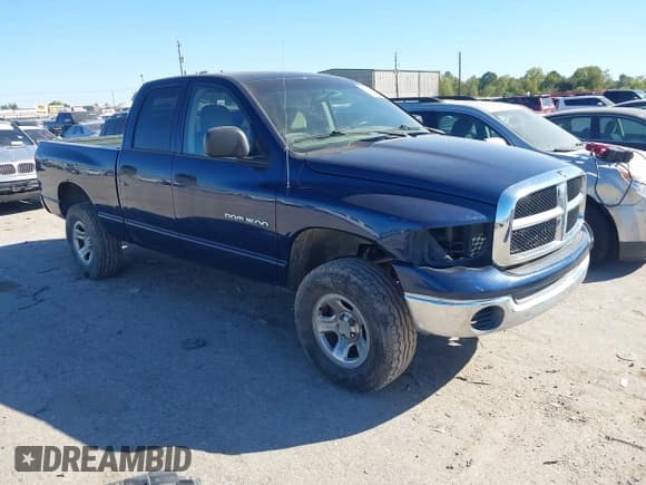 ✅ 2004 Dodge 1500 SLT • VIN: 1D7HU18N54S598647 • Лот: 43675235. Опубликован ранее на IAAI с пробегом 189 373 миль. Бесплатный доступ к архиву аукционных продаж из США и подробный отчёт об истории автомобиля на DreamBid. Изображение 1.