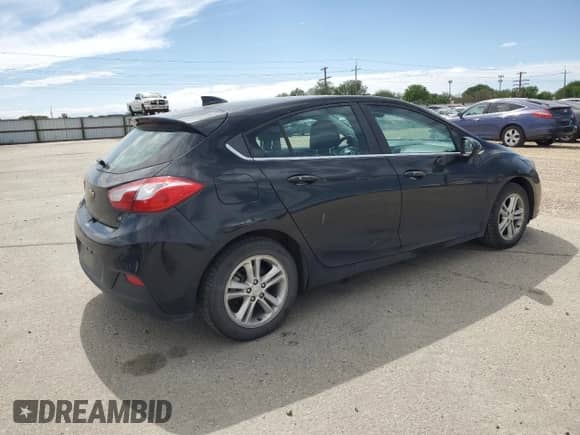 2017 Chevrolet Cruze LT with VIN 3G1BE6SM5HS605531, listed as a Copart auction lot 56929895 with 93,587 mi miles and Clean title. Bid and sale history available at DreamBid. Image 3.