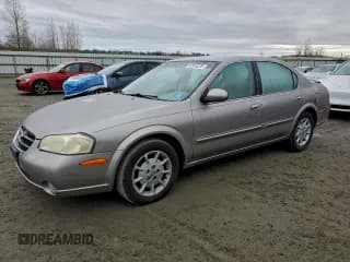 ✅ 2001 Nissan Maxima GXE • VIN: JN1CA31DX1T818870 • Lot: 93910225. Listed on Copart with 149,515 mi. Free auction sales archive from the USA and detailed vehicle history report at DreamBid. Image 1.