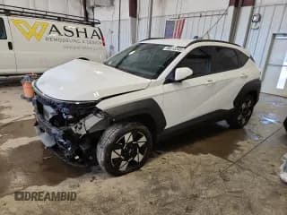 ✅ 2025 Hyundai Kona SEL Convenience • VIN: KM8HCCAB2SU216919 • Lot: 80318345. Listed on Copart with 9,683 mi. Free auction sales archive from the USA and detailed vehicle history report at DreamBid. Image 1.