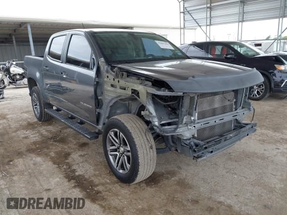 ✅ 2022 Chevrolet Colorado 2WD Work Truck • VIN: 1GCGSBEN1N1149723 • Lot: 42607656. Listed on IAAI with 65,862 mi. Free auction sales archive from the USA and detailed vehicle history report at DreamBid. Image 1.