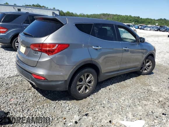 2015 Hyundai Santa Fe with VIN 5XYZT3LB4FG296155, listed as a Copart auction lot 57675435 with 70,209 mi miles and Salvage title. Bid and sale history available at DreamBid. Image 3.