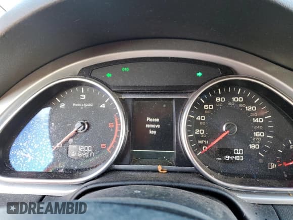 ✅ 2012 Audi Q7 Premium Plus • VIN: WA1LMAFE2CD007744 • Lot: 87422815. Listed on Copart with 194,483 mi. Free auction sales archive from the USA and detailed vehicle history report at DreamBid. Image 9.