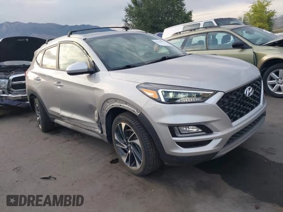 ✅ 2021 Hyundai Tucson Ultimate • VIN: KM8J3CAL8MU314611 • Lot: 43154435. Listed on IAAI with 64,531 mi. Free auction sales archive from the USA and detailed vehicle history report at DreamBid. Image 1.