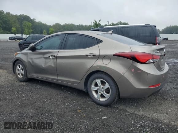 ✅ 2015 Hyundai Elantra SE • VIN: 5NPDH4AE2FH608495 • Lot: 69342585. Listed on Copart with 141,019 mi. Free auction sales archive from the USA and detailed vehicle history report at DreamBid. Image 2.