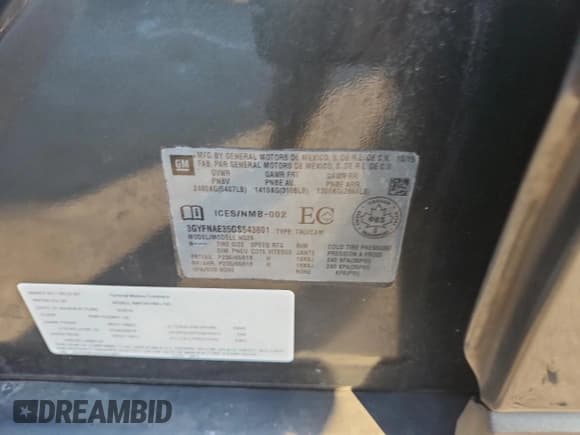 ✅ 2016 Cadillac SRX • VIN: 3GYFNAE35GS543801 • Lot: 86546445. Listed on Copart with Not provided. Free auction sales archive from the USA and detailed vehicle history report at DreamBid. Image 13.