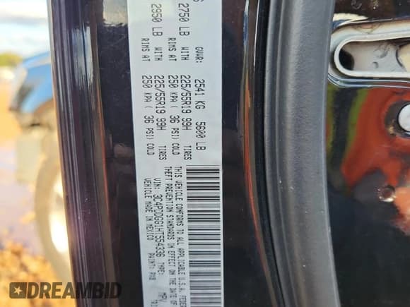 ✅ 2017 Dodge Journey Crossroad Plus • VIN: 3C4PDDGG1HT554336 • Lot: 90855805. Listed on Copart with 155,147 mi. Free auction sales archive from the USA and detailed vehicle history report at DreamBid. Image 14.