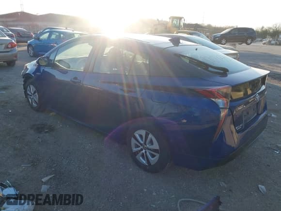 ✅ 2018 Toyota Prius Two • VIN: JTDKBRFU6J3585359 • Lot: 43707330. Listed on IAAI with 43,837 mi. Free auction sales archive from the USA and detailed vehicle history report at DreamBid. Image 3.