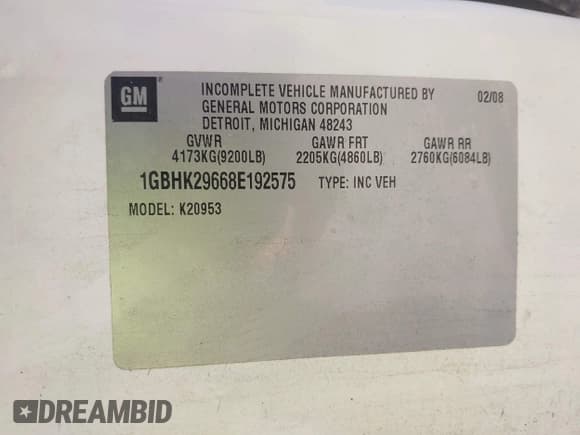 ✅ 2008 Chevrolet Silverado 2500HD • VIN: 1GBHK29668E192575 • Lot: 41925115. Wystawiony na IAAI z przebiegiem 241 278 mil. Bezpłatny archiwum sprzedaży aukcyjnych z USA i szczegółowy raport historii pojazdu na DreamBid. Zdjęcie 9.