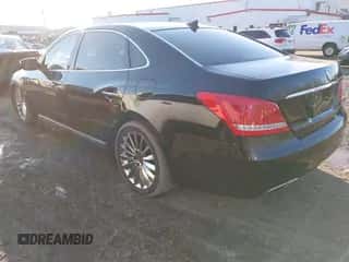 2014 Hyundai Equus Signature z VIN KMHGH4JH5EU076618, wystawiony jako IAAI lot #41282366 z przebiegiem 83 520 mil mil oraz . Historia ofert i sprzedaży dostępna na DreamBid. Obrazek 3.