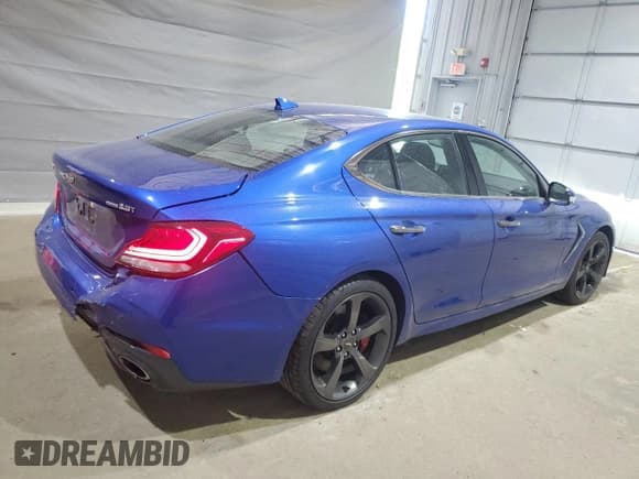 ✅ 2019 Genesis G70 Dynamic • VIN: KMTG34LE9KU043978 • Lot: 64465965. Listed on Copart with 56,934 mi. Free auction sales archive from the USA and detailed vehicle history report at DreamBid. Image 3.