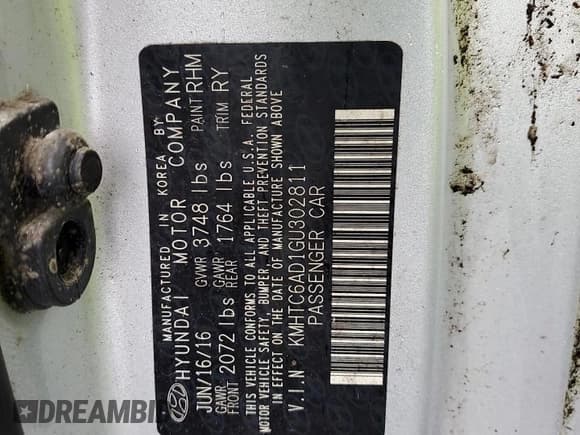 ✅ 2016 Hyundai Veloster • VIN: KMHTC6AD1GU302811 • Lot: 91924135. Wystawiony na Copart z przebiegiem 15 935 mil. Bezpłatny archiwum sprzedaży aukcyjnych z USA i szczegółowy raport historii pojazdu na DreamBid. Zdjęcie 12.