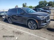 ✅ 2024 Infiniti QX60 Luxe • VIN: 5N1DL1FRXRC347184 • Lot: 57488845. Listed on Copart with 14,122 mi. Free auction sales archive from the USA and detailed vehicle history report at DreamBid. Image 4.