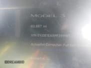 ✅ 2023 Tesla Model 3 • VIN: 5YJ3E1EA8PF399161 • Лот: 43517986. Опубликован ранее на IAAI с пробегом 62 657 миль. Бесплатный доступ к архиву аукционных продаж из США и подробный отчёт об истории автомобиля на DreamBid. Изображение 7.