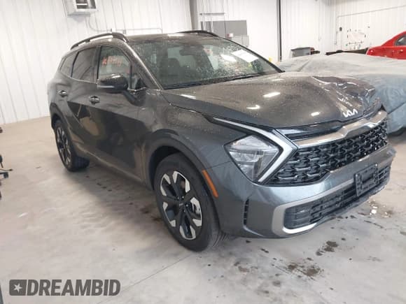 ✅ 2023 Kia Sportage X-Line • VIN: KNDPYDAH2P7077795 • Lot: 42807199. Listed on IAAI with 21,843 mi. Free auction sales archive from the USA and detailed vehicle history report at DreamBid. Image 1.