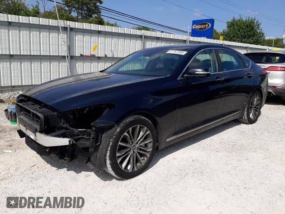 2015 Hyundai Genesis 3.8L with VIN KMHGN4JE6FU066308, listed as a Copart auction lot 67767304 with 134,437 mi miles and Salvage title. Bid and sale history available at DreamBid. Image 1.