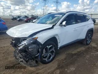 ✅ 2023 Hyundai Tucson Limited • VIN: 5NMJECAE6PH226409 • Lot: 82287505. Wystawiony na Copart z przebiegiem 17 702 mil. Bezpłatny archiwum sprzedaży aukcyjnych z USA i szczegółowy raport historii pojazdu na DreamBid. Zdjęcie 1.