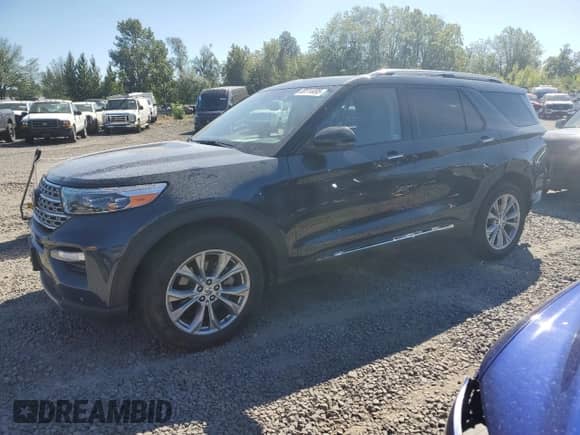 2023 Ford Explorer Limited z VIN 1FMSK8FH3PGA94516, wystawiony jako Copart lot #69114495 z przebiegiem 37 281 mil mil oraz Szkoda całkowita • Salvage title. Historia ofert i sprzedaży dostępna na DreamBid. Obrazek 1.