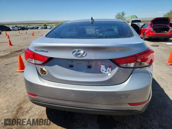2014 Hyundai Elantra SE z VIN KMHDH4AE3EU206663, wystawiony jako Copart lot #80741135 z przebiegiem 92 126 mil mil oraz Szkoda całkowita • Salvage title. Historia ofert i sprzedaży dostępna na DreamBid. Obrazek 6.