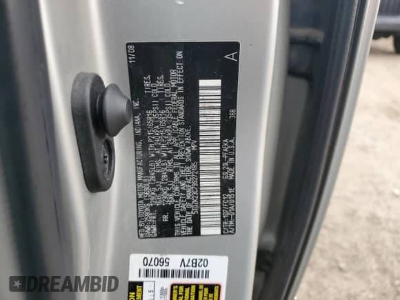 2009 Toyota Sienna LE z VIN 5TDZK23C79S272185, wystawiony jako Copart lot #90288145 z przebiegiem 272 534 mil mil oraz Czysty tytuł • Clean title. Historia ofert i sprzedaży dostępna na DreamBid. Obrazek 13.