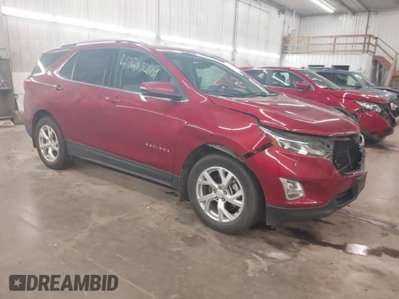 2019 Chevrolet Equinox LT with VIN 2GNAXVEX8K6183474, listed as a IAAI auction lot 43213209 with 65,475 mi miles and . Bid and sale history available at DreamBid. Image 1.