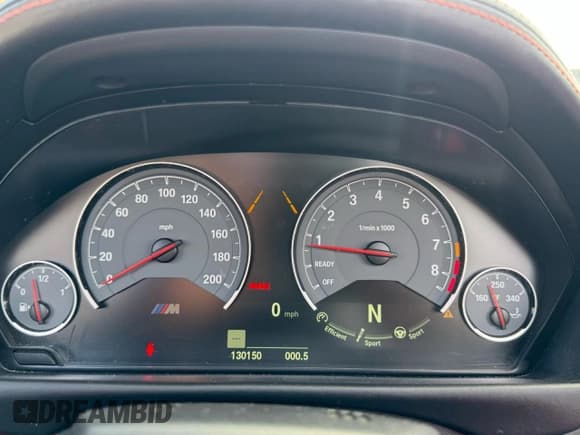 ✅ 2015 BMW M4 • VIN: WBS3U9C50FJ968186 • Lot: 85013015. Listed on Copart with 130,325 mi. Free auction sales archive from the USA and detailed vehicle history report at DreamBid. Image 8.