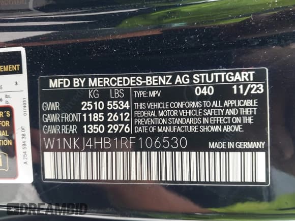 ✅ 2024 Mercedes-Benz GLC 300 • VIN: W1NKJ4HB1RF106530 • Lot: 42784026. Wystawiony na IAAI z przebiegiem 37 371 mil. Bezpłatny archiwum sprzedaży aukcyjnych z USA i szczegółowy raport historii pojazdu na DreamBid. Zdjęcie 9.