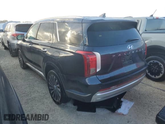 ✅ 2024 Hyundai Palisade Calligraphy • VIN: KM8R7DGE9RU653990 • Лот: 75337794. Опубликован ранее на Copart с пробегом 14 613 миль. Бесплатный доступ к архиву аукционных продаж из США и подробный отчёт об истории автомобиля на DreamBid. Изображение 2.